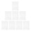 24Pièces Fond Rectangle Transparent Pour Artisanat Crocheté 1