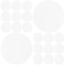 150Pièces Disques Acryliques Ronds Transparants Pour Projets Créatifs