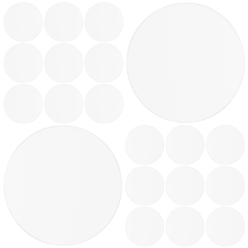 150Pcs Versatile Clear Acrylic Round Discs for Crafting and Decorating