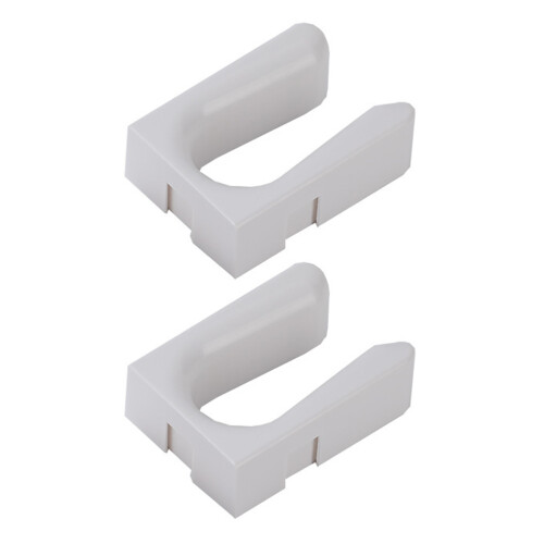 10Pcs White Wall Boot Storage Rack Plastic Shoe Organizer for Entryway