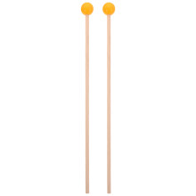 2Paare Präzisions-Xylophon Schlägel Holzgriff Gummikopf Bunt