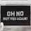 Dørmåtte kokosfiber "Åh nej ..." 3