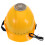 2Pcs Cooling Construction Safety Yellow Hard Hat with USB Fan 1