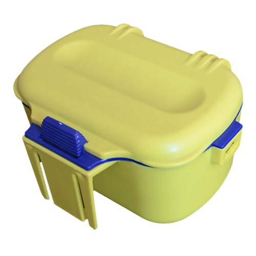 Tragbare Angel Köderbox Gelb Kunststoff Für Schnelle Zugriff