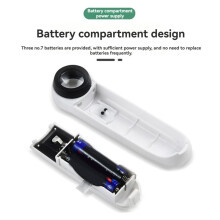40X Magnifying Glass with Light Magnifier Portable Desk Read Light for Jewelry Appraisal Reading Repairing Instrument