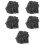 5Stk Universal Plüsch Mikrofon Cover Schwarz Mit Windschutz 7