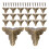 200Pcs Vintage Iron Corner Protectors Brown Decorative Edge Guards 1