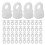 1000Pcs Durable White Curtain Slider Hooks for Ceiling Track Systems 1
