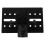 3Pcs Black Iron Speaker Stand Tray Adjustable Tripod Mount for Home 1