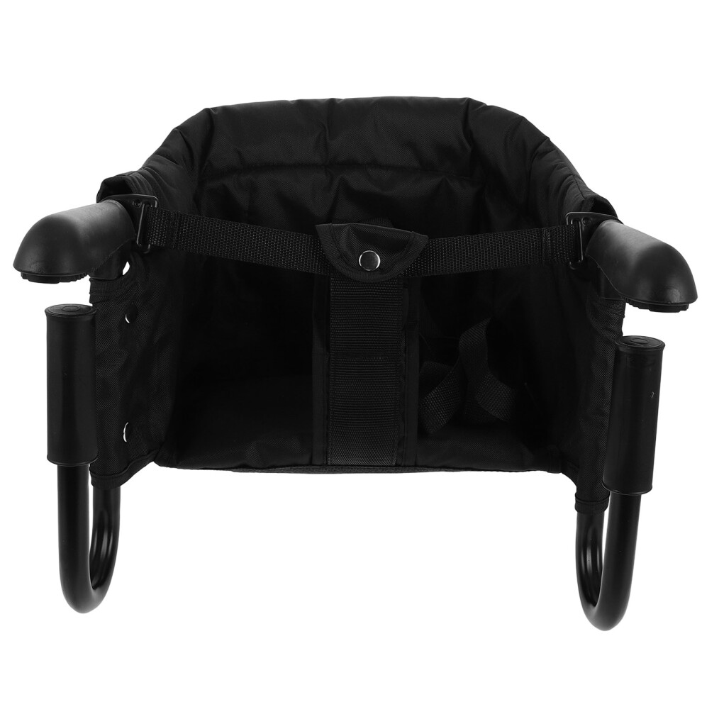 Portable Clip On Baby High Chair Foldable Feeding Chair Black Totority