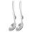 6Pièces Ustensiles Pliables Acier Inoxydable Louche Camping 1