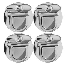 12Pcs Compact Golden Metal Bag Clasps Locks Handbag Hardware for DIY