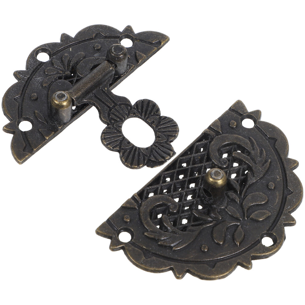 4Sets Golden Vintage Flower Latch For Jewelry Boxes Cabinet Clasp 3644226101720