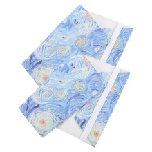 10Pcs Reusable Washable Book Cloth Covers Multi Color for Book Lovers