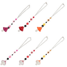 30Pcs Durable Plastic Mushroom Evil Eye Hanging Charms for Car Decor