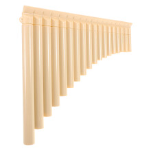 5Pièces Instruments Musicaux Flûte De Pan 18 Tuyaux ABS Ivoire