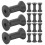 75Pcs Black Wood Sewing Bobbins Sturdy Empty Thread Spools for Crafts 1