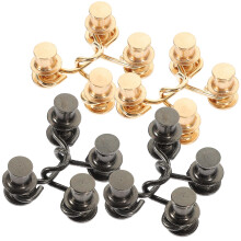 20Sets Adjustable Alloy Waist Buttons for Trousers Nail-Free Easy Use