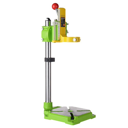 2Pcs Hand Drill Press Stand with Heavy-Duty Cast Base Light Green