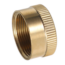 2Pcs Golden Brass Gas Tank Caps Refill Sealed Protective Bottle Covers