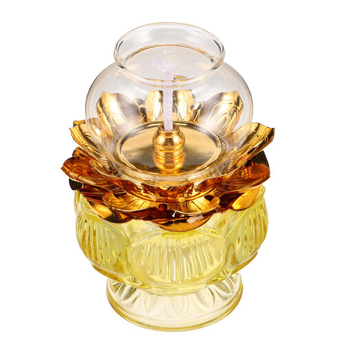 3St Gele Lotus Lamp Winddicht Decoratieve Lamp