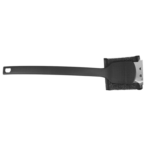2Pièces De Nettoyage Barbecue Manche Courbé Noir Résistant