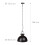 Lampe à suspension de style industriel 8
