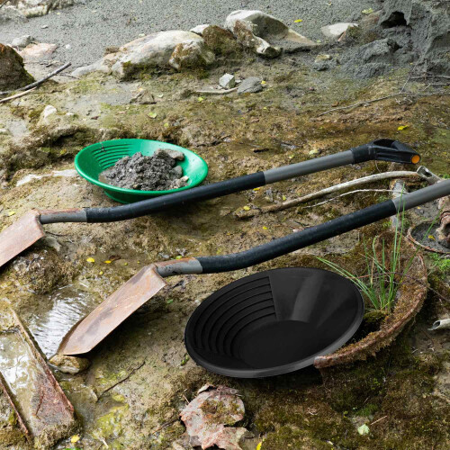 Confezione da 2 padelle per lavello in oro nero 2