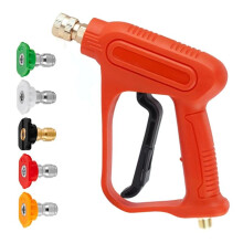 Pressure Washer Attachments with Swivel Pressure Washer Handle M22-15mm Adapter & 5 Quick Connect Nozzles