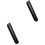2Pièces Couverture Isolante Échappement Acier Noir Design Élégant 5