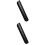 2Pièces Couverture Isolante Échappement Acier Noir Design Élégant 7