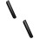 2Pièces Couverture Isolante Échappement Acier Noir Design Élégant 8