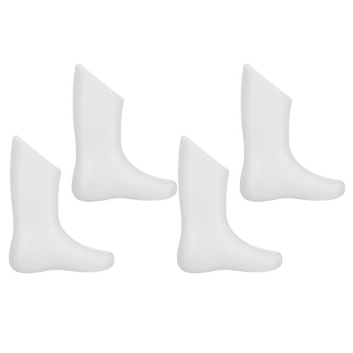 12Pièces Mannequins Pieds PP Blancs Pour Présentation Bébé