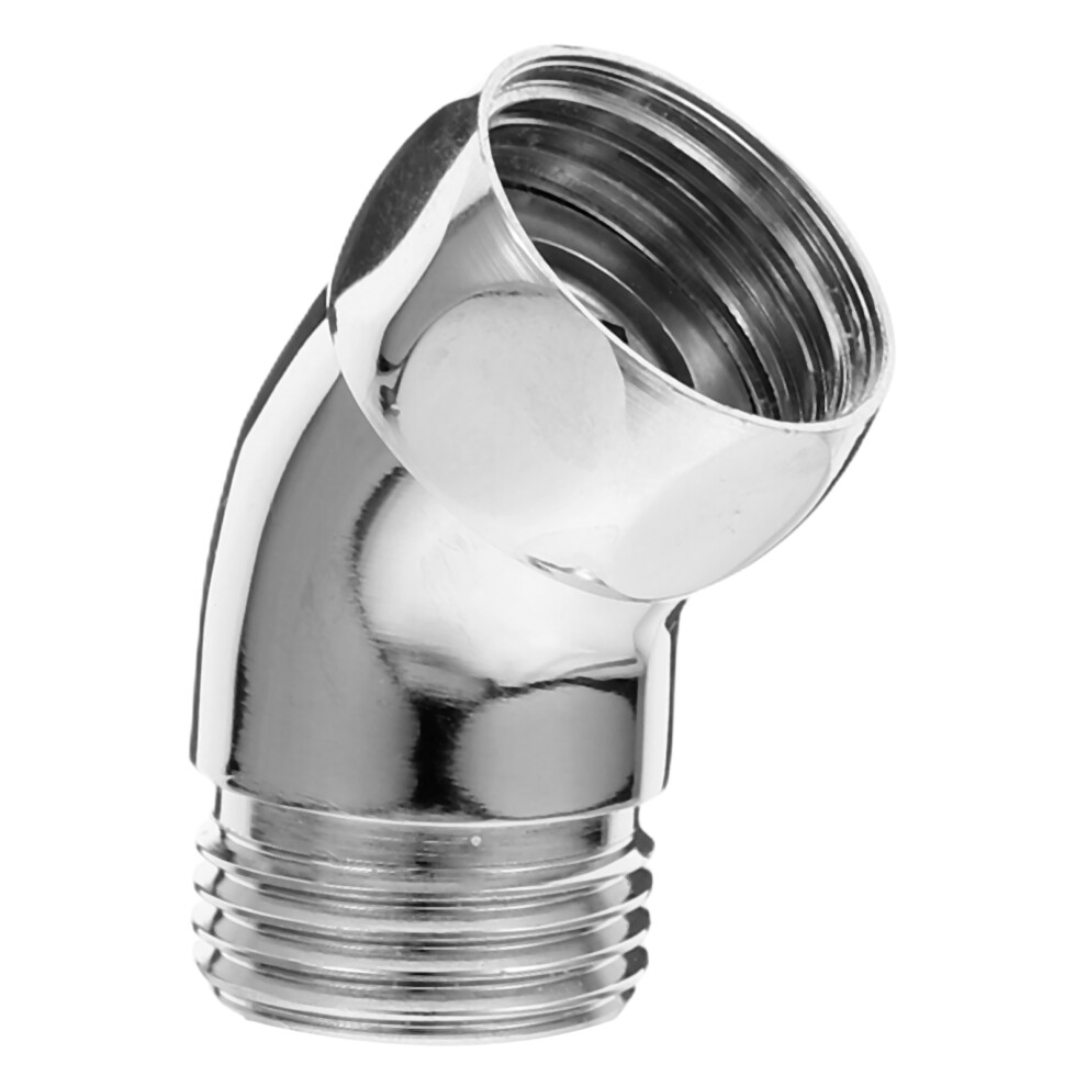 5Pcs Durable Copper Shower Head Elbow Adapters Silver For Handheld 3644067434308