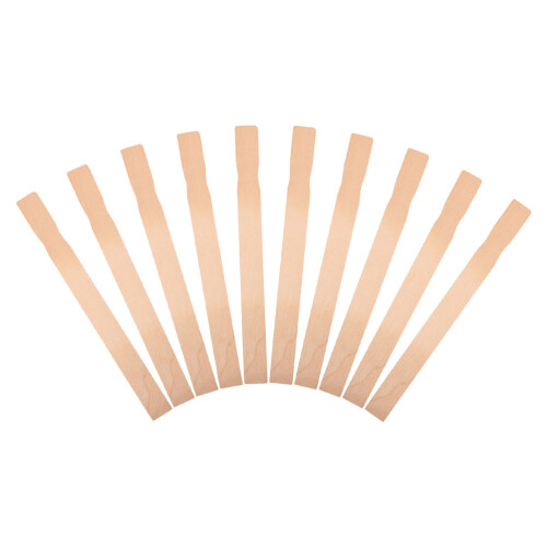40Pièces Bâtonnets Bois Beige Usage Polyvalent Mélange Peinture Résine