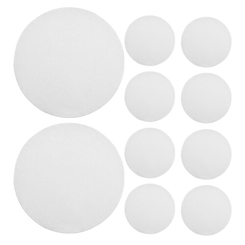 20Pcs White Corrugated Paper Cake Bases for Baking and Display