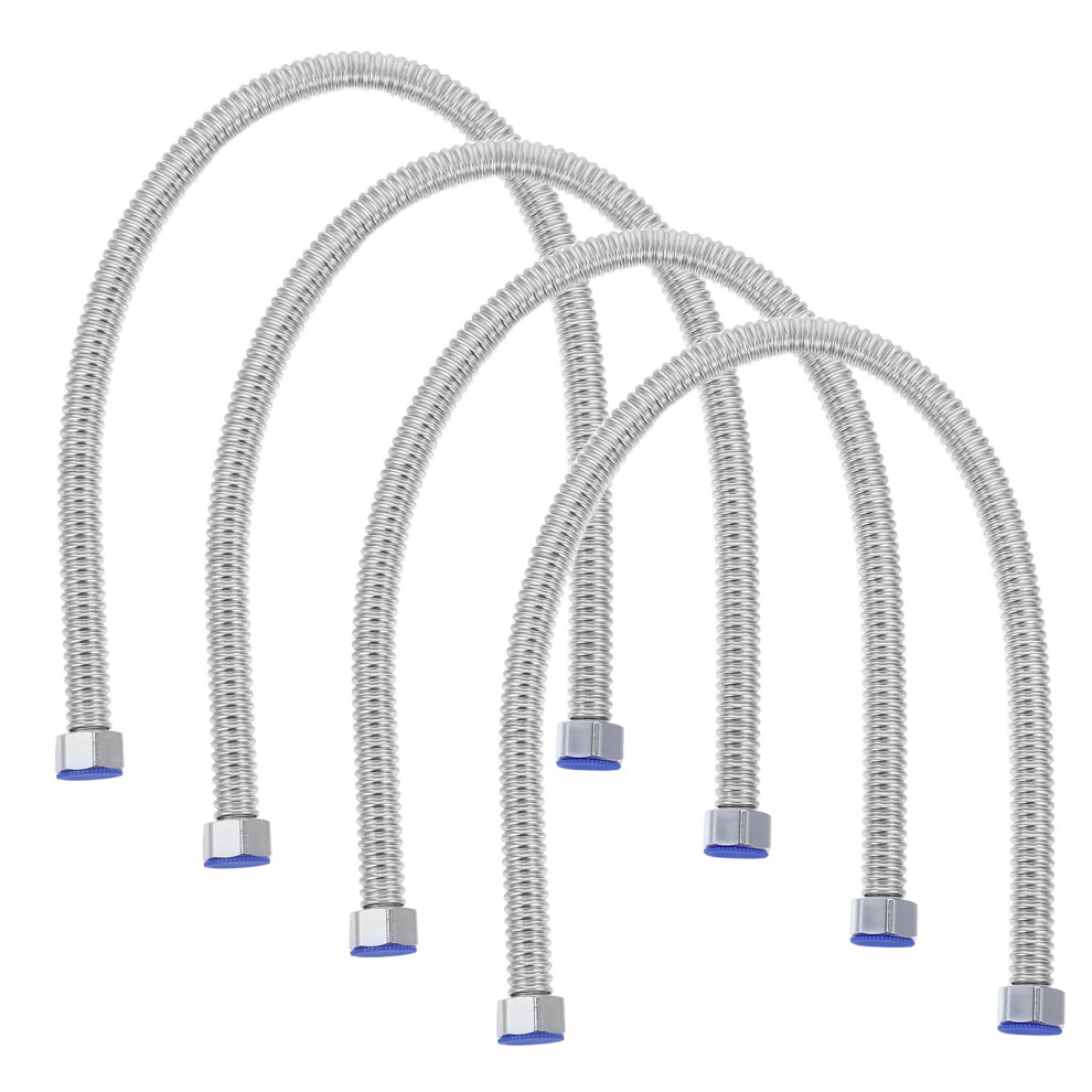 16Pcs Flexible Corrugated Stainless Steel Water Heater Connector Hose 3644067434049