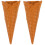 2Pièces Cornets Glace Simulation PVC Marron Décor Jouet Photographie 2