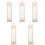 5Pièces Rouleaux Chinois Dorés Papier Usage Peinture 5
