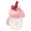 3Pcs Elderly Sippy Cups Pink with Weighted Straw Spill Proof Design 1
