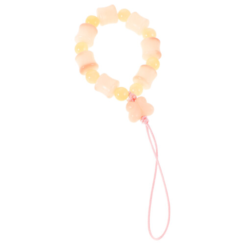 3Pcs Bodhi Root Phone Charm String Durable Beaded Keychain
