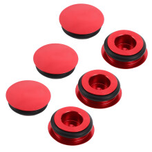 30Pièces Protection Pédalier Aluminium Robuste