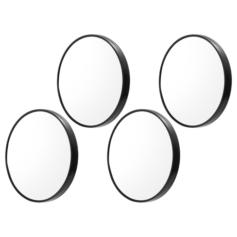 Aboofan Black 8Pcs Outdoor Magnifying Pocket Mirrors With Suction Cup Mount