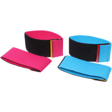 2Pairs Black Gymnastics Sticky Toes Ankle Bands Durable Support Straps