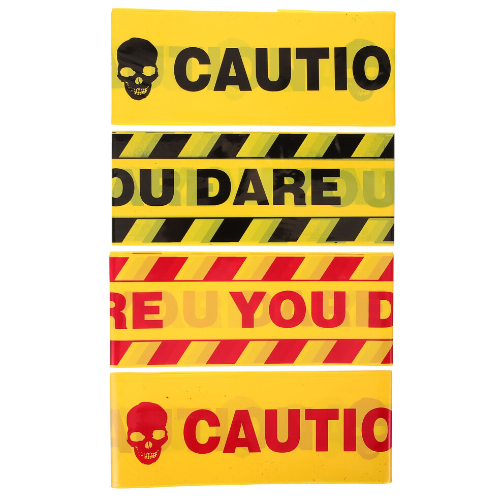 8Pcs Halloween Isolation Tape Durable Pe Fright Warning Line 3648157098678