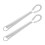 4Pcs Silver Stainless Steel Egg Beater Ergonomic Kitchen Mixing Tool 1