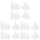 48Pcs Tip Applicator Bottles Pe for Small Liquid Storage White 4