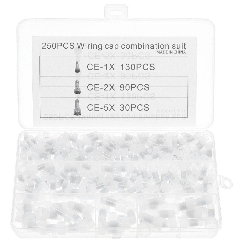 5Sets White Aluminum Pvc Electrical Wire End Caps For Electrical Use 3644226100457