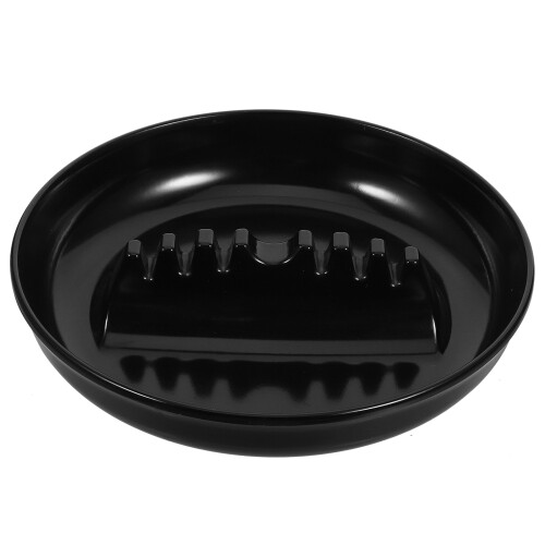 4Pièces Cendrier Plastique Noir Durable Et Extérieur 1