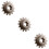 3Pièces Roue Pignon Acier Café Protection Optimale 11